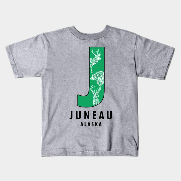 Juneau Alaska. Kids T-Shirt by dejava